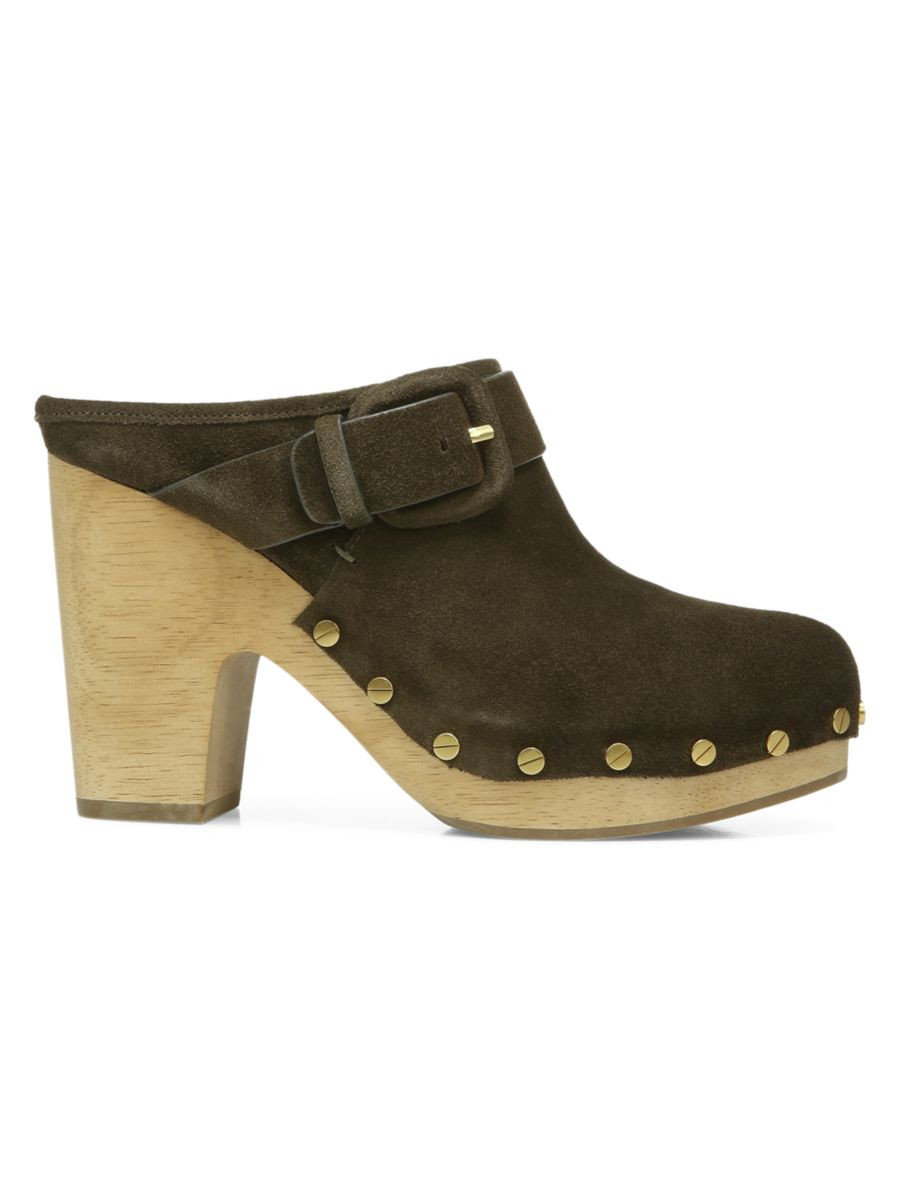 Dacey Suede Clogs | Saks Fifth Avenue