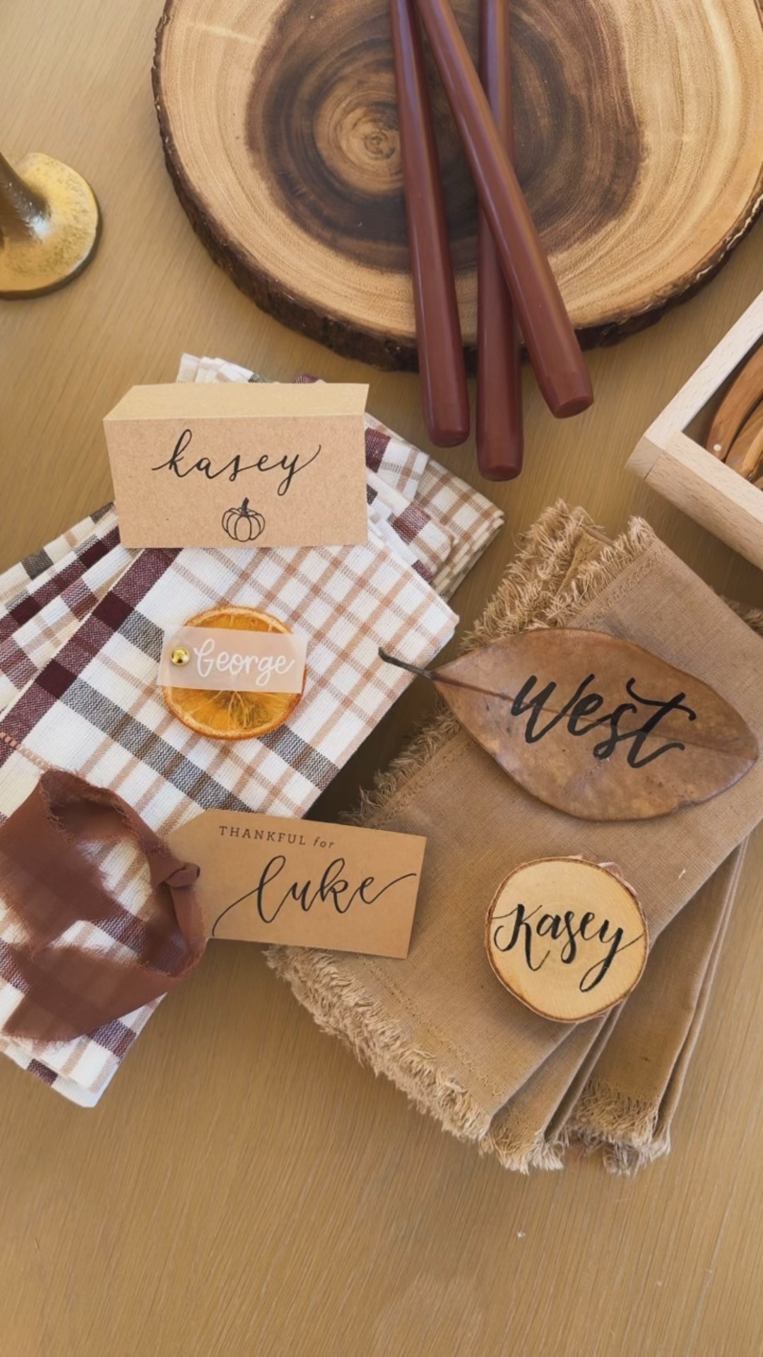 Fall or Thanksgiving table name card ideas! 🍂🍂

Home decor
Entertaining 

#LTKHome #LTKSeasonal