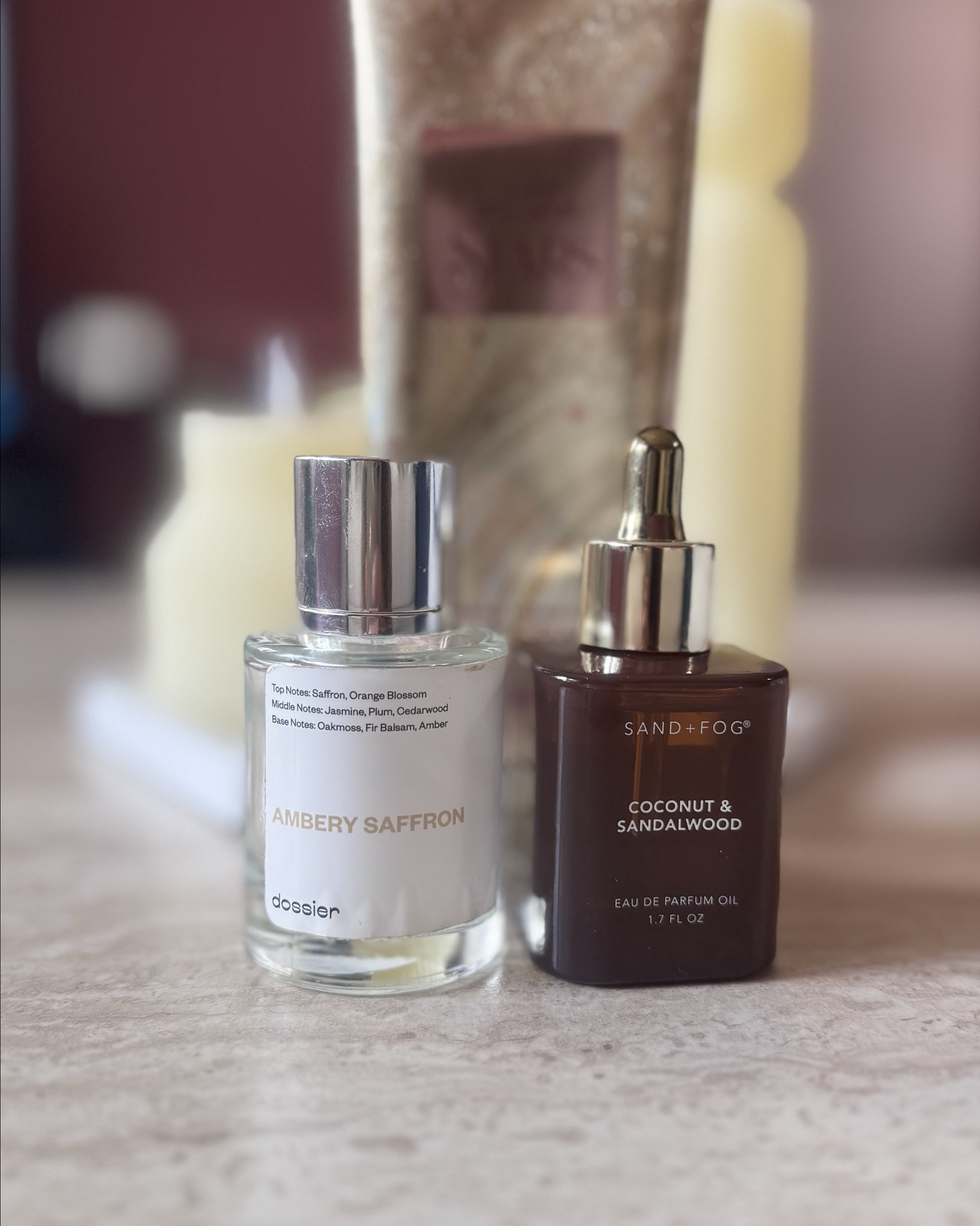 ✨ Scent combo of the day: 
Sand and Fog Coconut and Sandalwood (Notes: Pineapple, Coconut, Musk, Vanilla, and Sandalwood) | 
Bath and Body Works Body Cream - In the Stars (Notes: Starflower, Sandalwood Musk, Sugared Tangelo, White Agarwood, Radiant Amber) | 
Dossier - Ambery Saffron (Notes: Saffron, Orange Blossom,  Jasmine, Plum, Cedarwood, Oakmoss, Fir Balsam, Amber) #fragrance #scentcombo #fallfragrance

#LTKStyleTip #LTKSaleAlert #LTKSeasonal