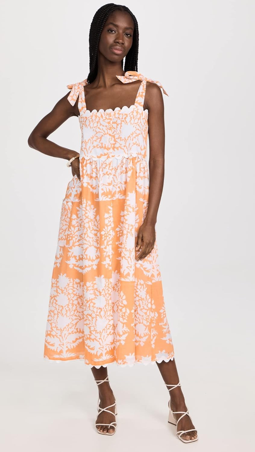 Juliet Dunn Women's Tie Shoulder Dress | Amazon (US)