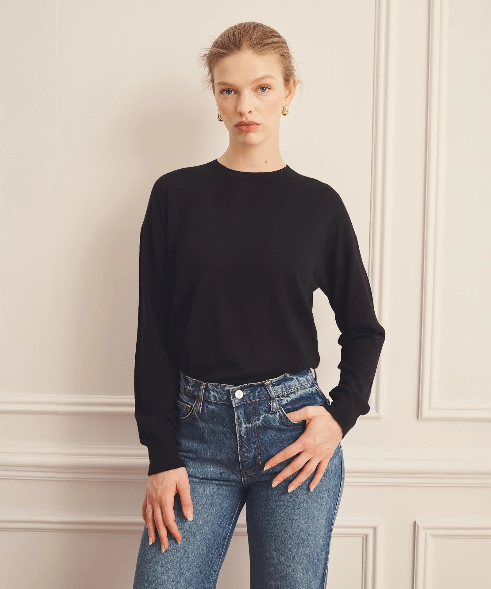 Super Fine Cashmere Crewneck Sweater | NAADAM