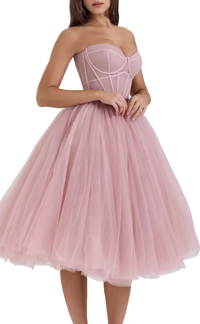 Darling Corset Fit & Flare Dress | Nordstrom