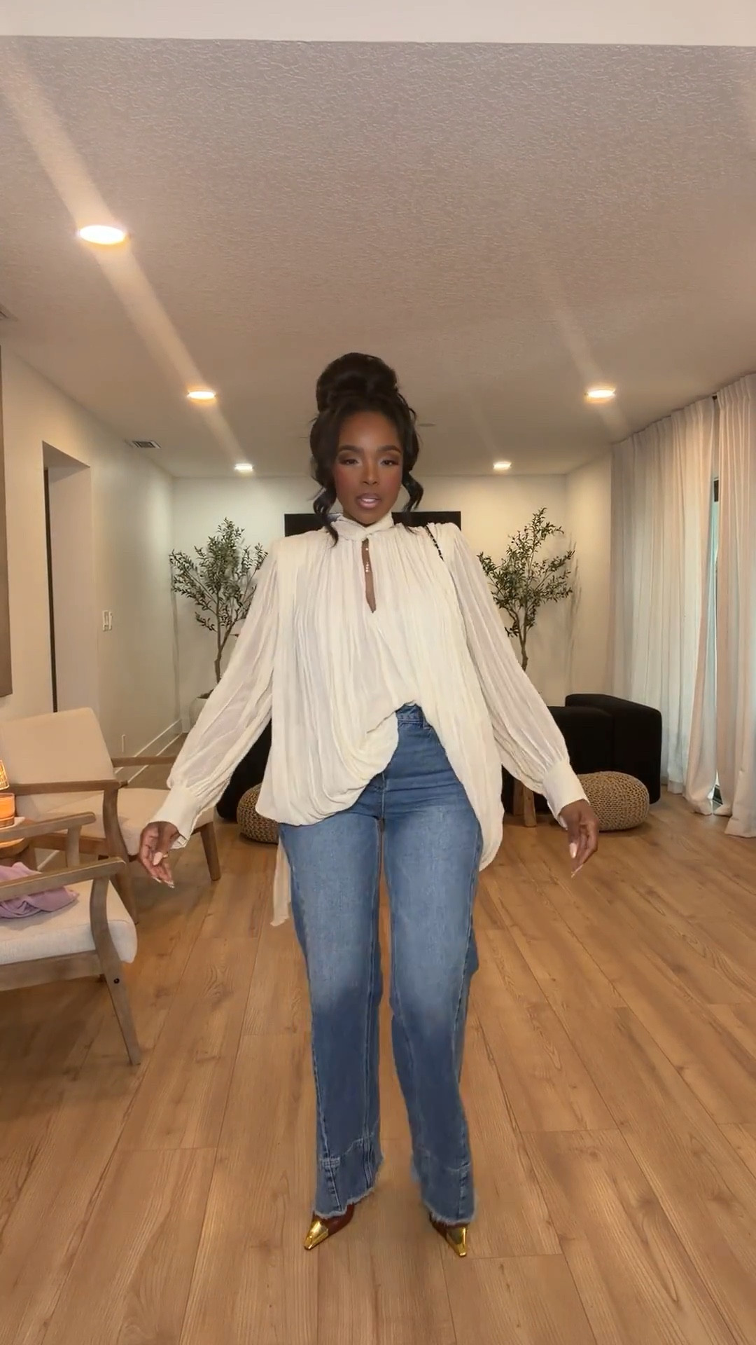 Heading to dinner 🥰

Small top
2 long pants 



#LTKootd #LTKgrwm #LTKPetite