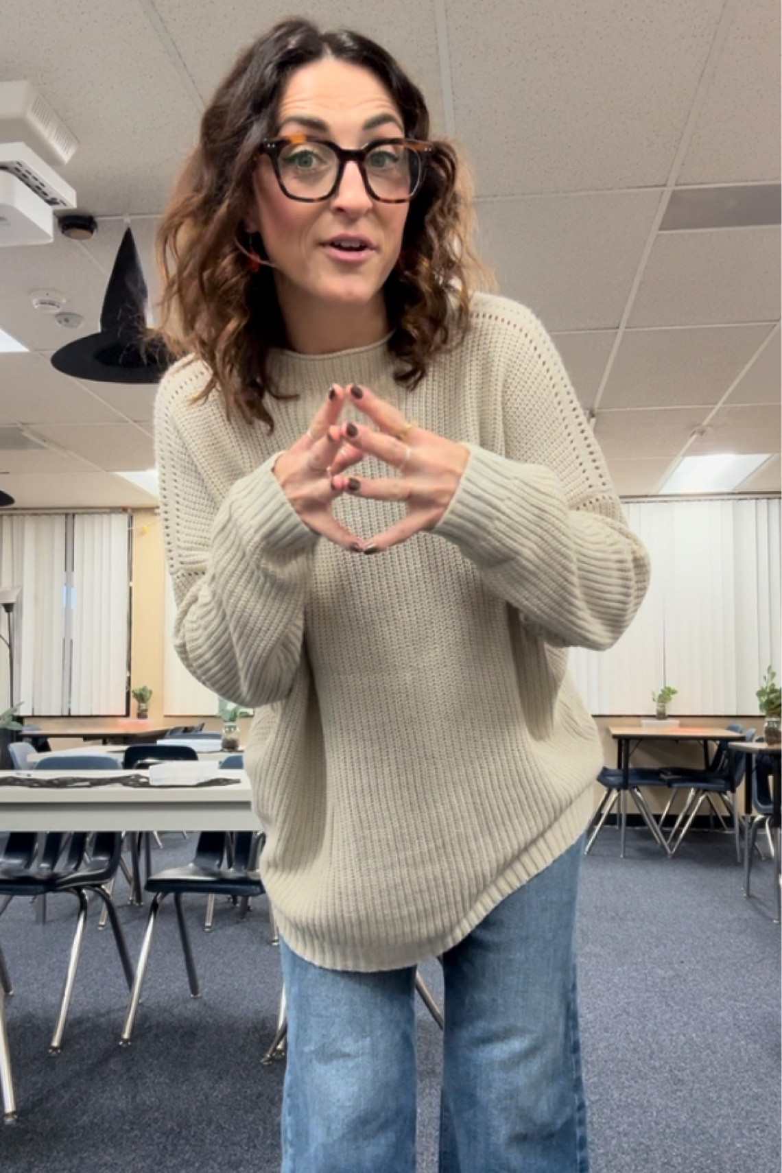 Teacher outfit for Fall weather 🎃