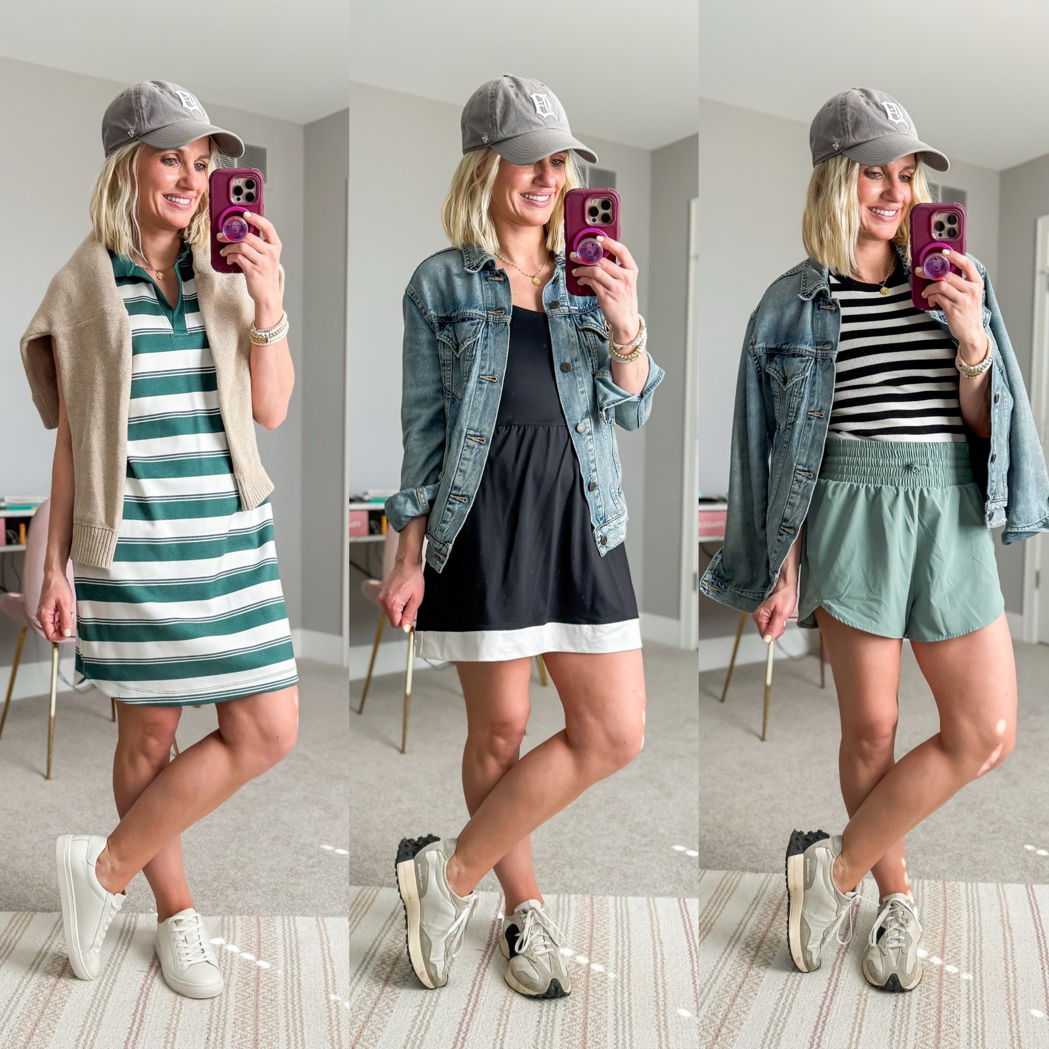 3 sports mom outfit ideas! Summer outfits perfect to wear to the baseball or soccer fields! 

#LTKSeasonal #LTKOver40 #LTKActive