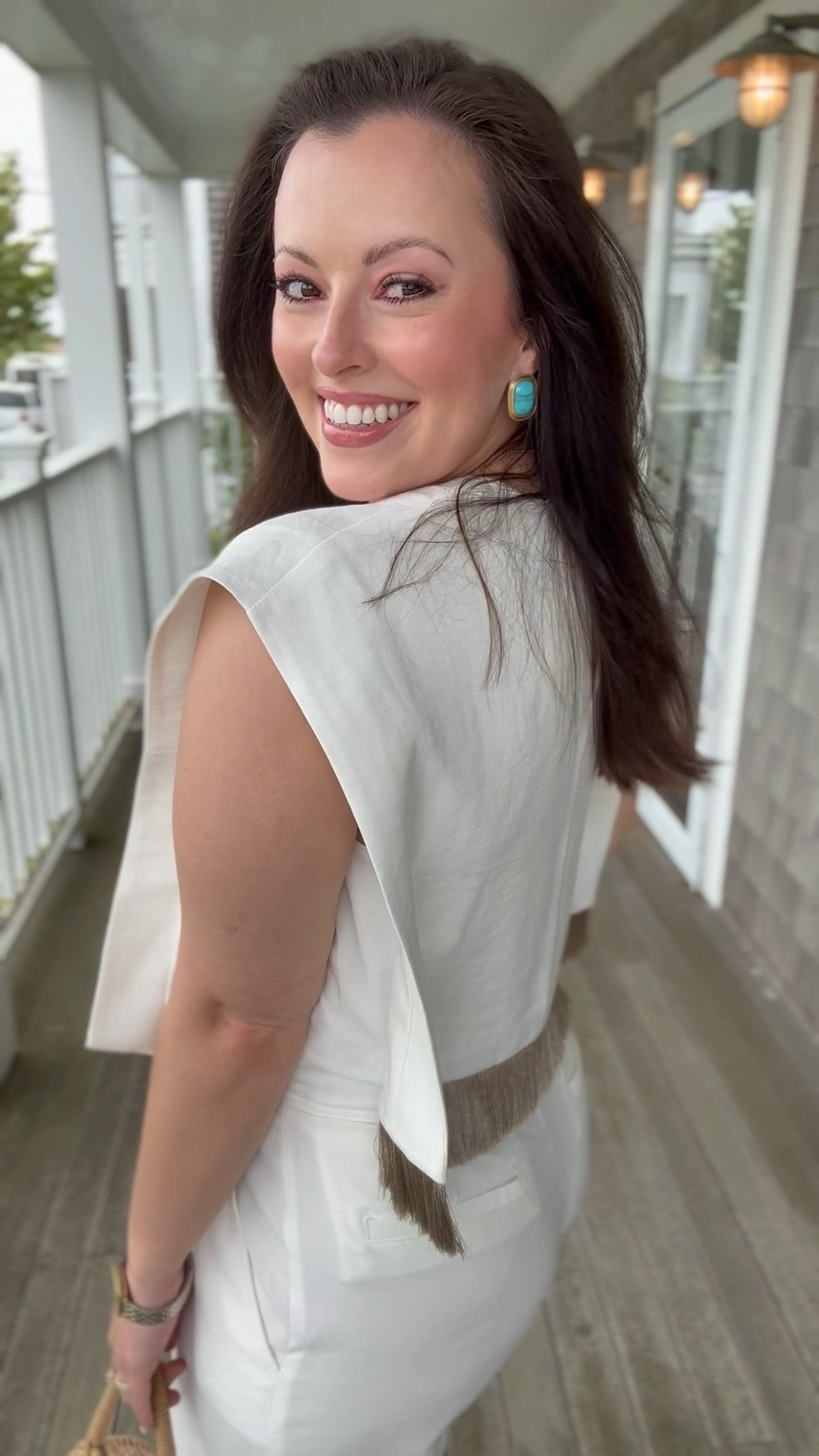 What to wear in Nantucket
New England summer
Vacation outfit idea 
Nantucket dinner outfit 

Ivory linen Top - Small
Ivory linen tailored pants - Size 4

MG style collab with Dillards - my fave outfit of the collection!

#LTKSeasonal #LTKTravel