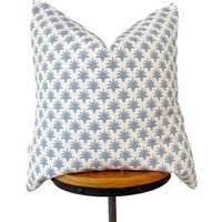 Blue & White Floral Pillow Cover | Etsy (US)