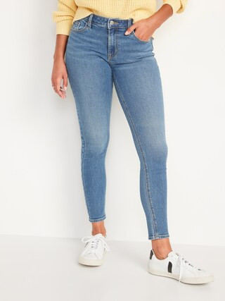 Mid-Rise Rockstar Super Skinny Jeans for Women | Old Navy (US)