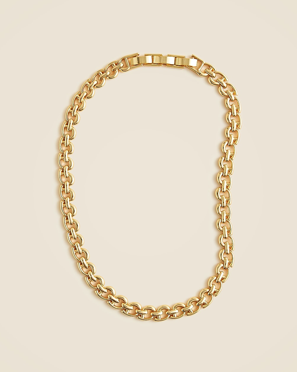 Metallic chainlink necklace | J. Crew US