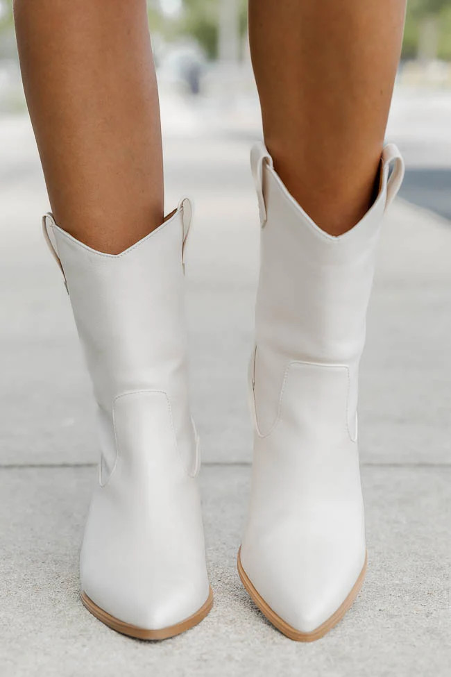 Juniper Stone Western Style Boots | Pink Lily