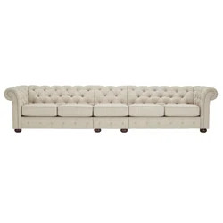 Kelly Clarkson Home Austin Chesterfield 141.2" Rolled Arm Sofa | Wayfair North America
