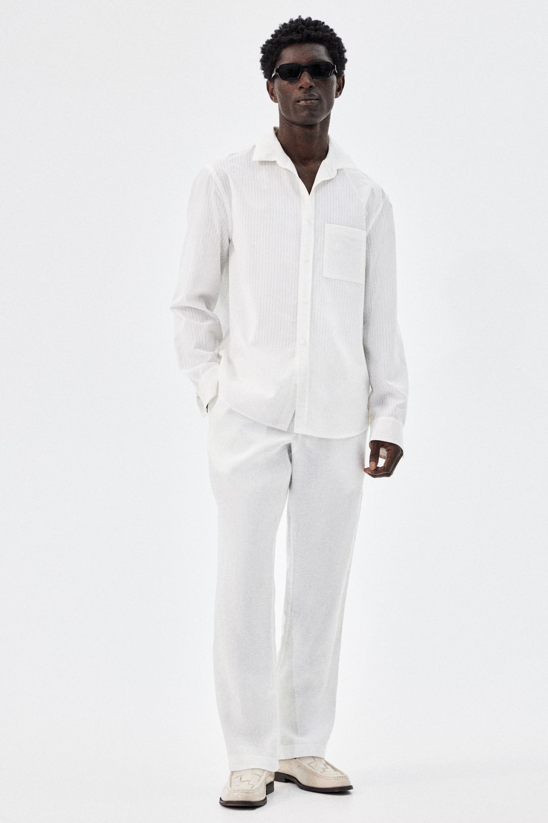 Regular-Fit Linen Pants | H&M (US + CA)