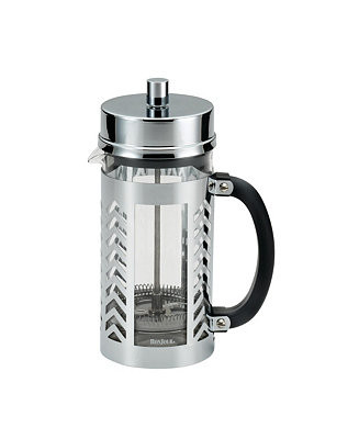 BonJour Glass and Stainless Steel Chevron 33.8-Oz. French Press - Macy's | Macy's