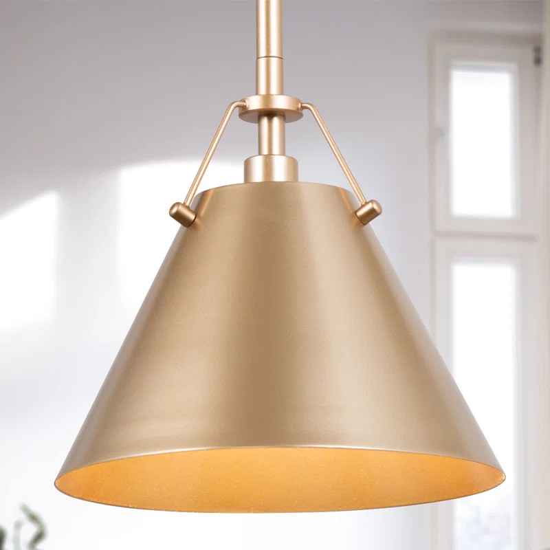 Rijja 1 - Light Kitchen Island Cone Pendant | Wayfair North America