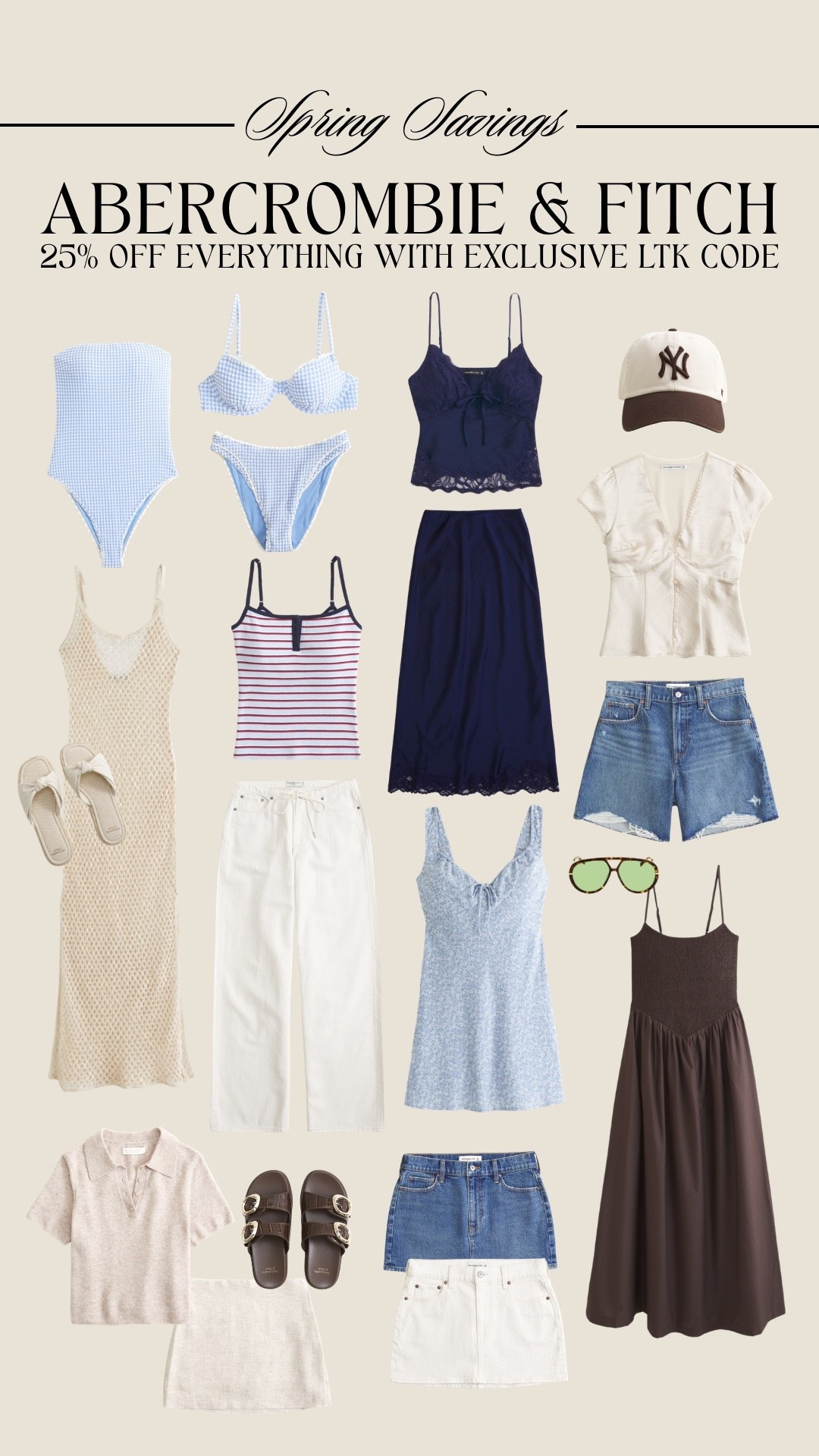 Abercrombie spring savings! 25% off with exclusive LTK code

#LTKSpringSale