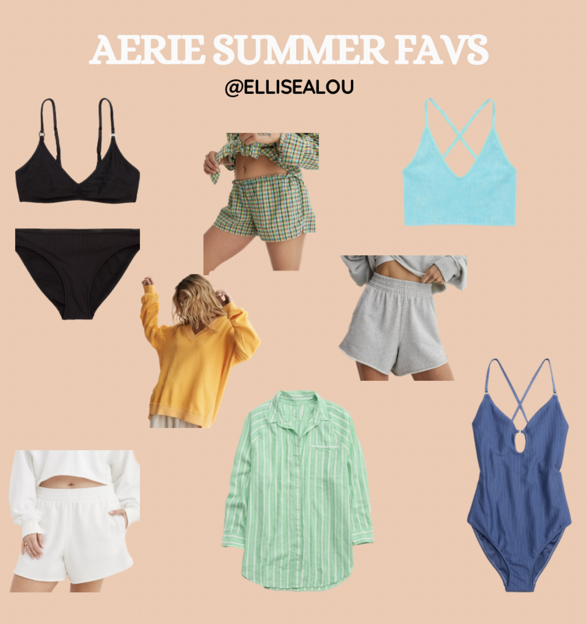 Summer is for staple comfiessss. Aerie has the best selection right now in my opinion. Quality, cute, and comfortable. So many good swim deals right now!  

summer fashion, swim, comfy 

#LTKSeasonal #LTKsalealert