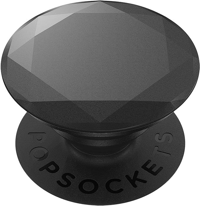 PopSockets PopGrip: Swappable Grip for Phones & Tablets - Metallic Diamond Black". | Amazon (US)