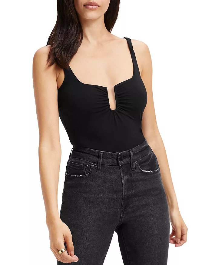 Good Touch Ruched U-Ring Bodysuit | Bloomingdale's (US)