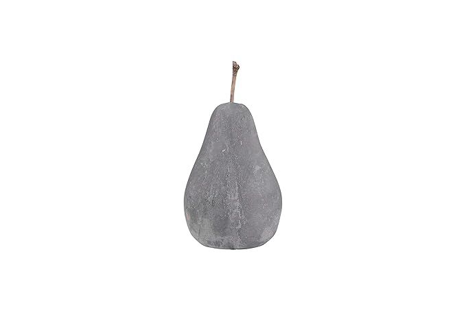 Creative Co-op DA5981-1 Large Grey Cement Pear Decoration | Amazon (US)