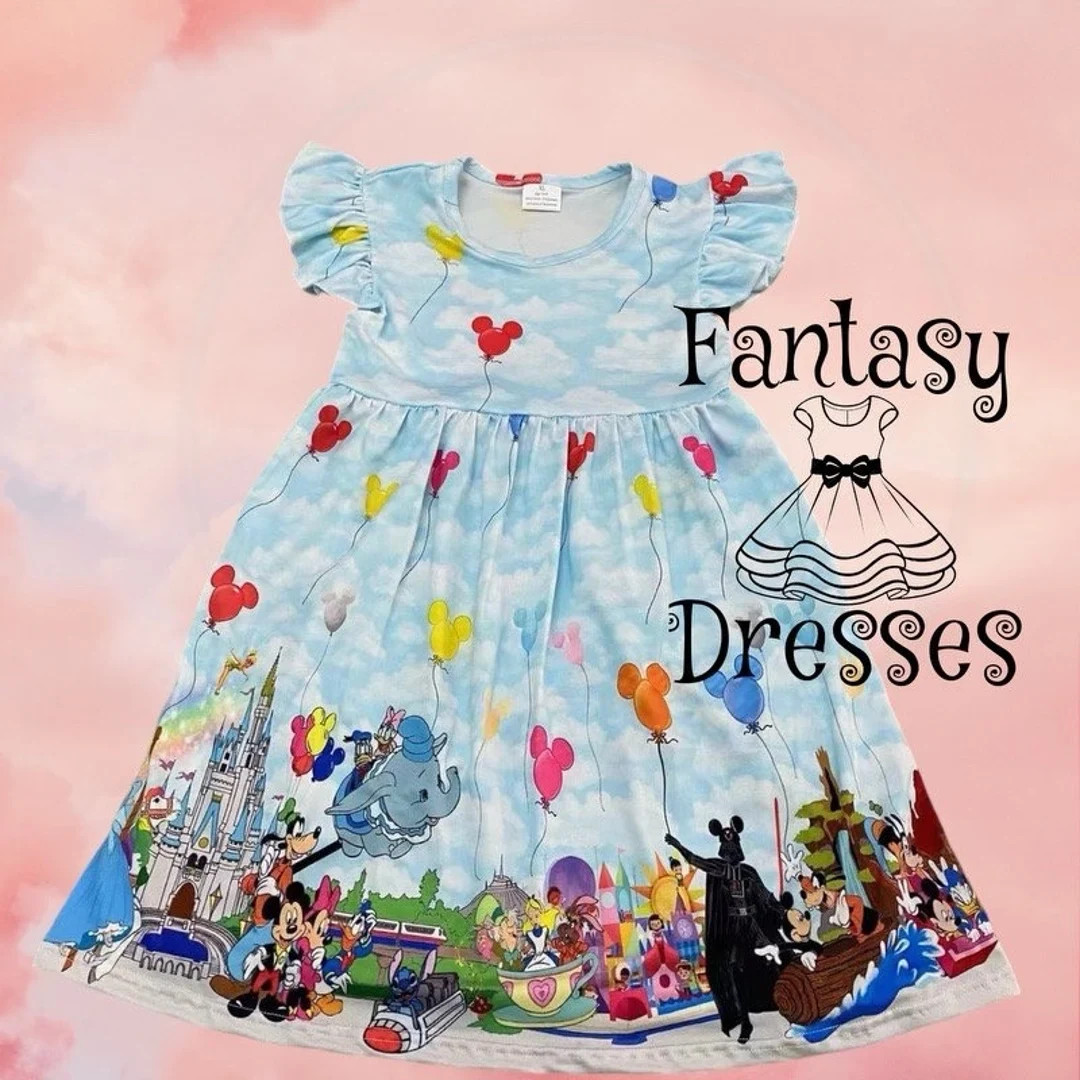 The Best Day Ever Characters Girl Dress | Etsy (US)