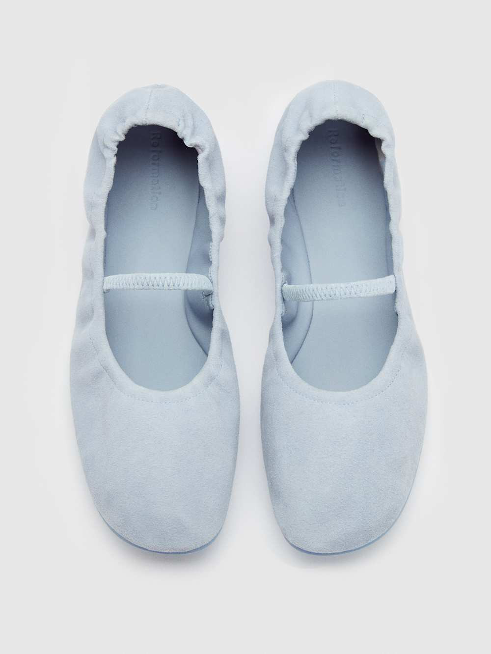 Buffy Ruched Ballet Flat | Reformation (Global)