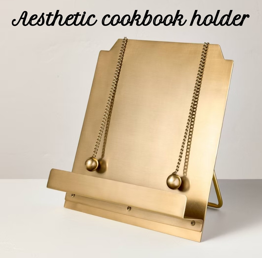 This is a game changer for those of us that still love reading a good recipe, but don’t want to hold the pages open. 🤪
Not to mention… she’s just so pretty 🤩

#LTKFallSale #LTKFindsUnder50 #LTKHome