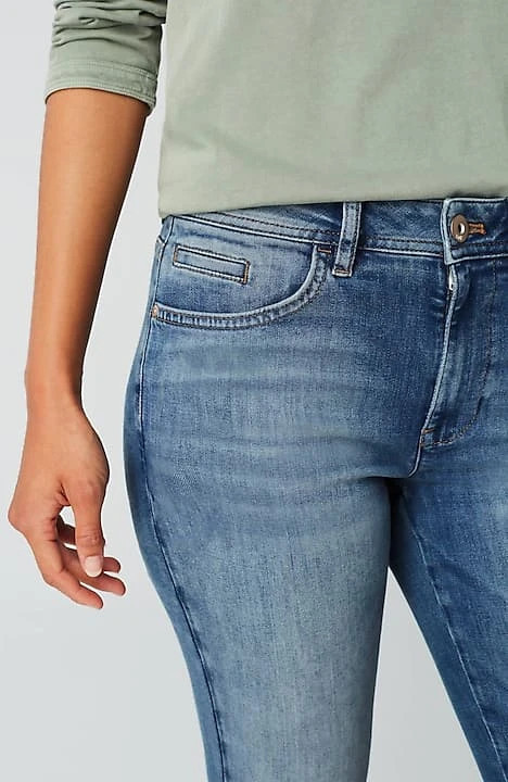 High-Rise Straight-Leg Cuffed Jeans | J. Jill