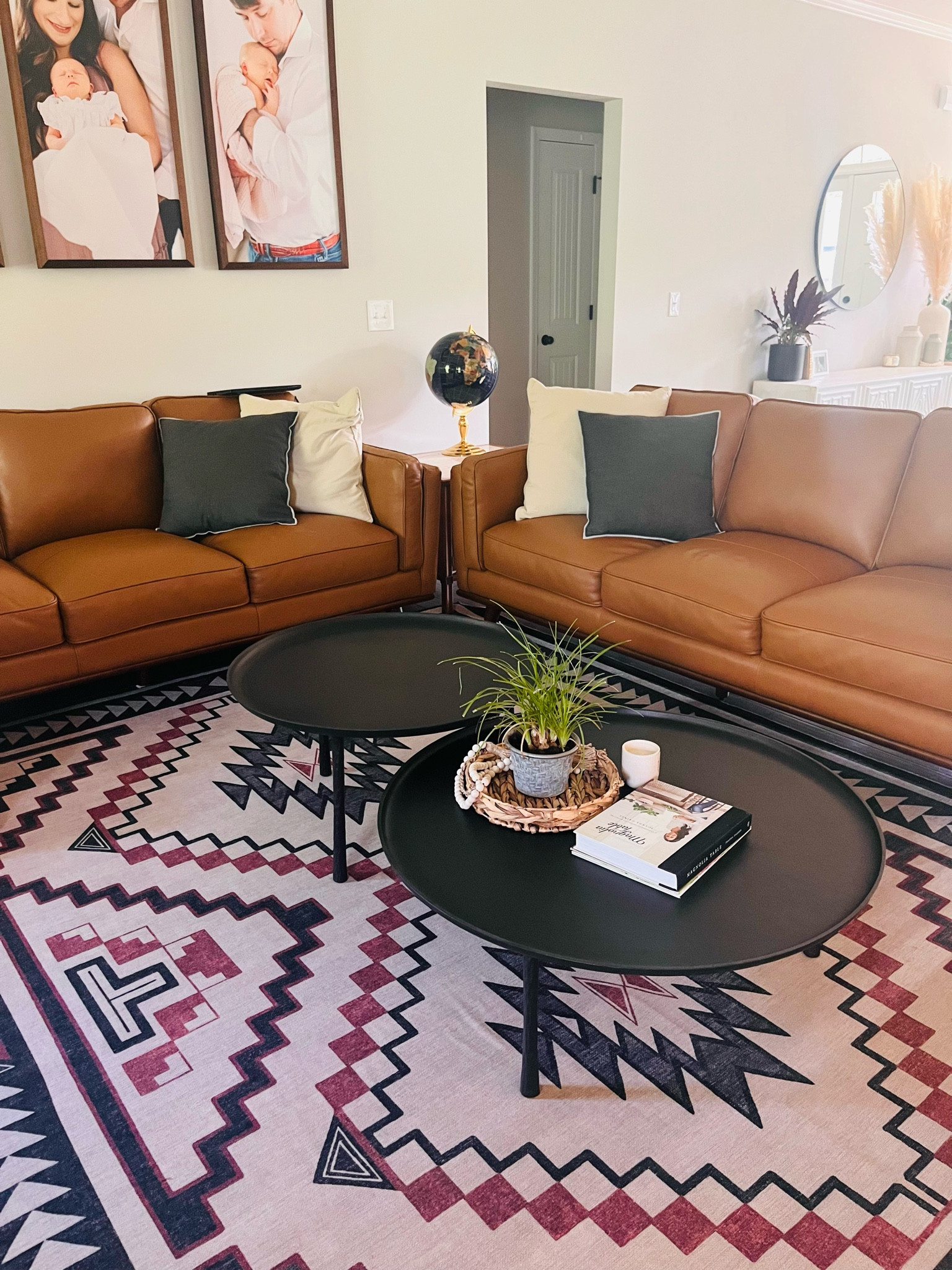 A moment for the new coffee tables 😍😍😍 

Love these because they are metal making them easy to clean, sturdy for my little to hang on them (IYKYK), there are two so they can easily be pulled closer or apart for use, and so aesthetically pleasing right?! 

#LTKstyletip #LTKfamily #LTKhome