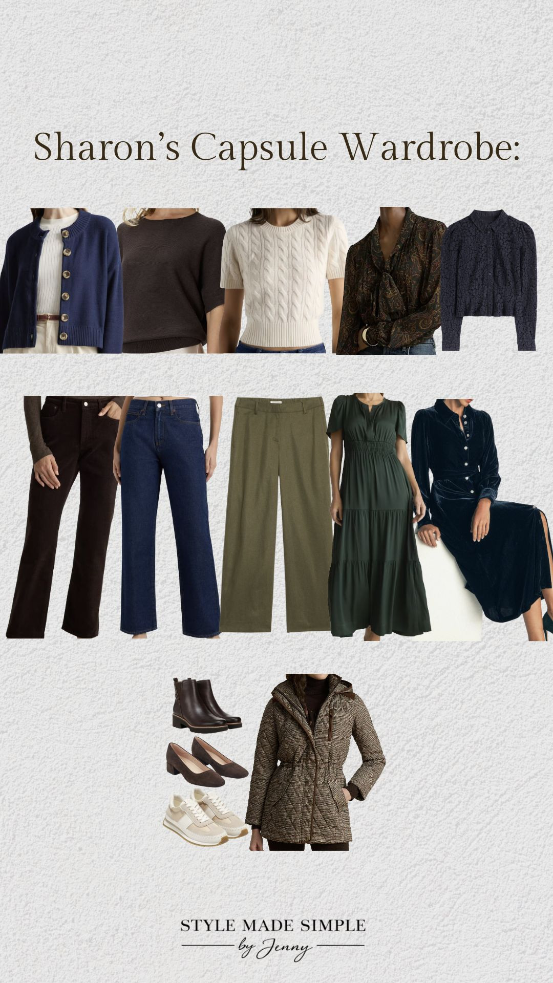 Travel capsule wardrobe for Switzerland + a Mediterranean cruise ✈️ This capsule was styled with petite-friendly layers, comfortable walking shoes, elevated dinner looks, and mix-and-match pieces that can transition from 50° sightseeing days to 60° cruise weather without overpacking.     


A travel wardrobe should make packing AND getting dressed on vacation easier while still giving you plenty of outfit options.


book personal styling with me: https://stylemadesimplebyjenny.com/


petite travel capsule wardrobe, Europe fall outfits, Switzerland outfits, Mediterranean cruise outfits, cruise dinner outfits, women over 60 style, petite fall outfits, comfortable travel outfits, capsule wardrobe for travel, Europe vacation outfits
#travelcapsulewardrobe #petitestyle #fallcapsulewardrobe #europeoutfits #cruiseoutfits #over60style #capsulewardrobe 

 #LTKOver40 #LTKPetite