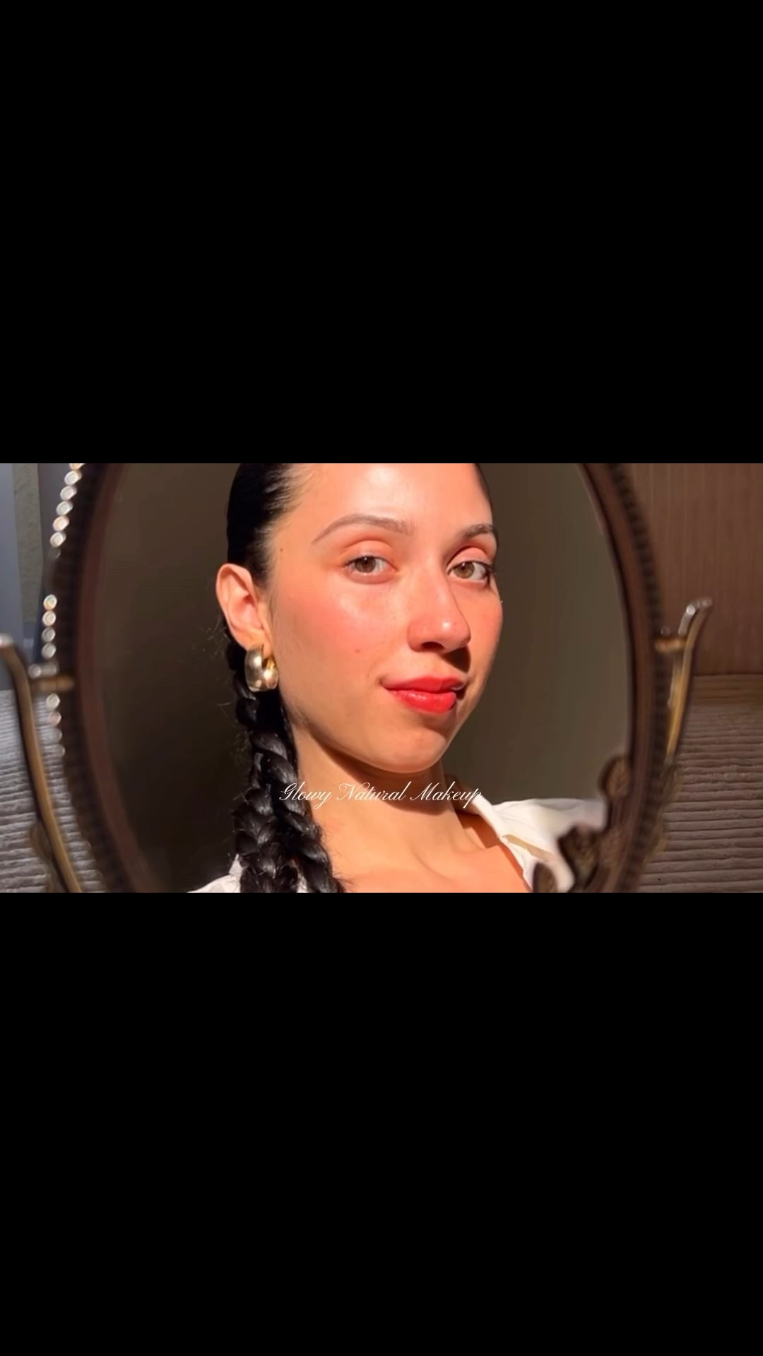 No need for fancy products when the main character is skin. For every natural look, I always go back to the essentials — a glowy primer for that lit-from-within finish and a hydrating lipstick that adds the perfect subtle tint.

Here are the products I used for the ultimate glowy & natural look:

•Glowy Primer: @covergirl skin enhancer luminizer in the shade Opal Glow— gives that healthy, radiant base.
•Eyebrow Pencil: @nyxcosmetics — softly defining my natural brows. 
•Bronzer: @rarebeauty bronzer stick in Happy Sol — adds a natural warmth and gentle definition.
•Mascara: @meetalleyoop — my go-to tubing mascara for long, natural lashes that never clump or irritate my eyes.
•Blush & Lipstick: @houseofcidra — a beautiful warm berry-brown lipstick on both my lips and cheeks for a fresh, hydrated finish. The perfect touch of color for a truly effortless glow

#makeuptutorial #naturalglowylook #glowynaturalmakeup #quicknaturalmakeup #goldjewelery #ponytailhairstyles #naturalmakeuplook #latinacontentcreator #beautycreator

#LTKSeasonal #LTKBeauty #LTKGiftGuide