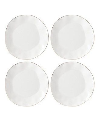 Lenox Blue Bay Dinner Plate  Set/4 White & Reviews - Dinnerware - Dining - Macy's | Macys (US)