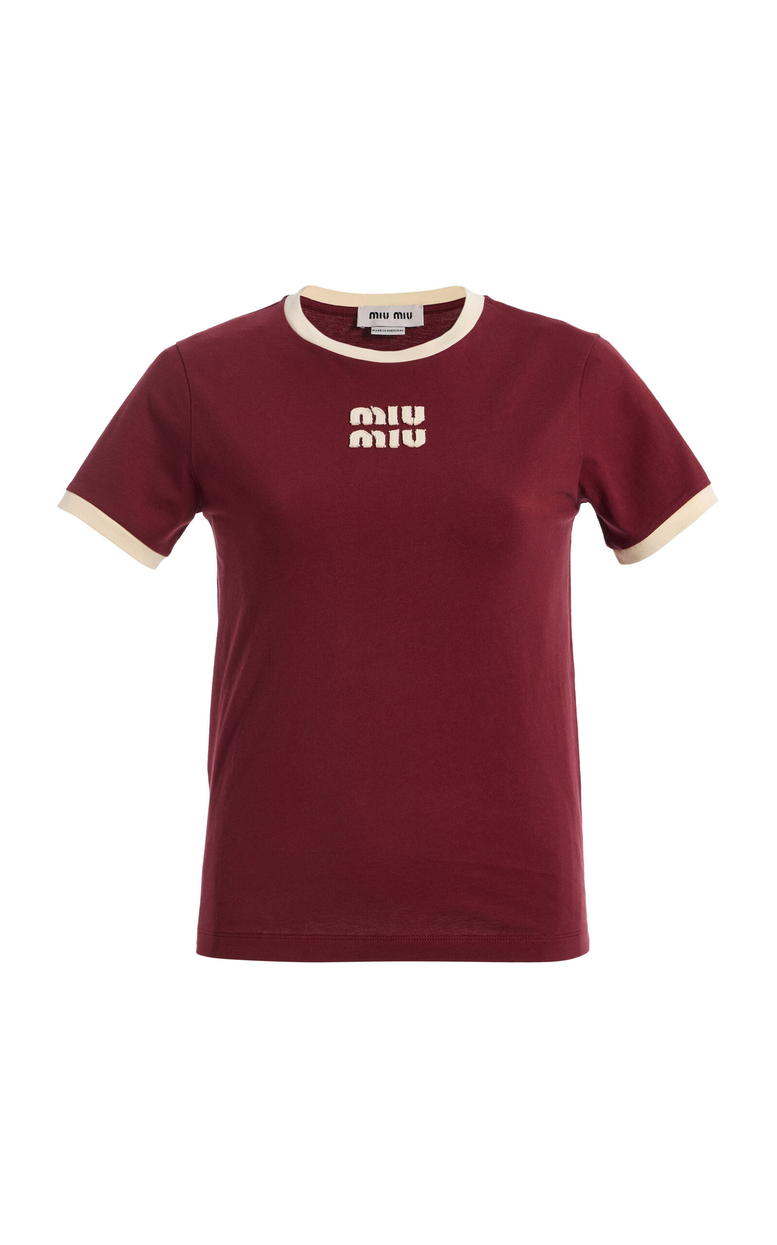 Miu Miu Cotton Jersey T-Shirt - Moda Operandi | Moda Operandi (Global)