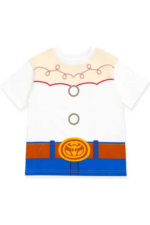 Disney Toy Story Short Sleeve T-Shirt in Jessie Cowgirl White at Nordstrom, Size 18M | Nordstrom
