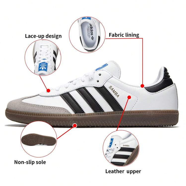 Adidas Samba OG Women Casual Shoes - Comfortable, Lightweight, Low-Top, Durable, Casual Sneakers | SHEIN