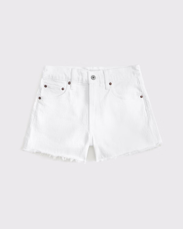 High Rise 90s Cutoff Short | Abercrombie & Fitch (US)