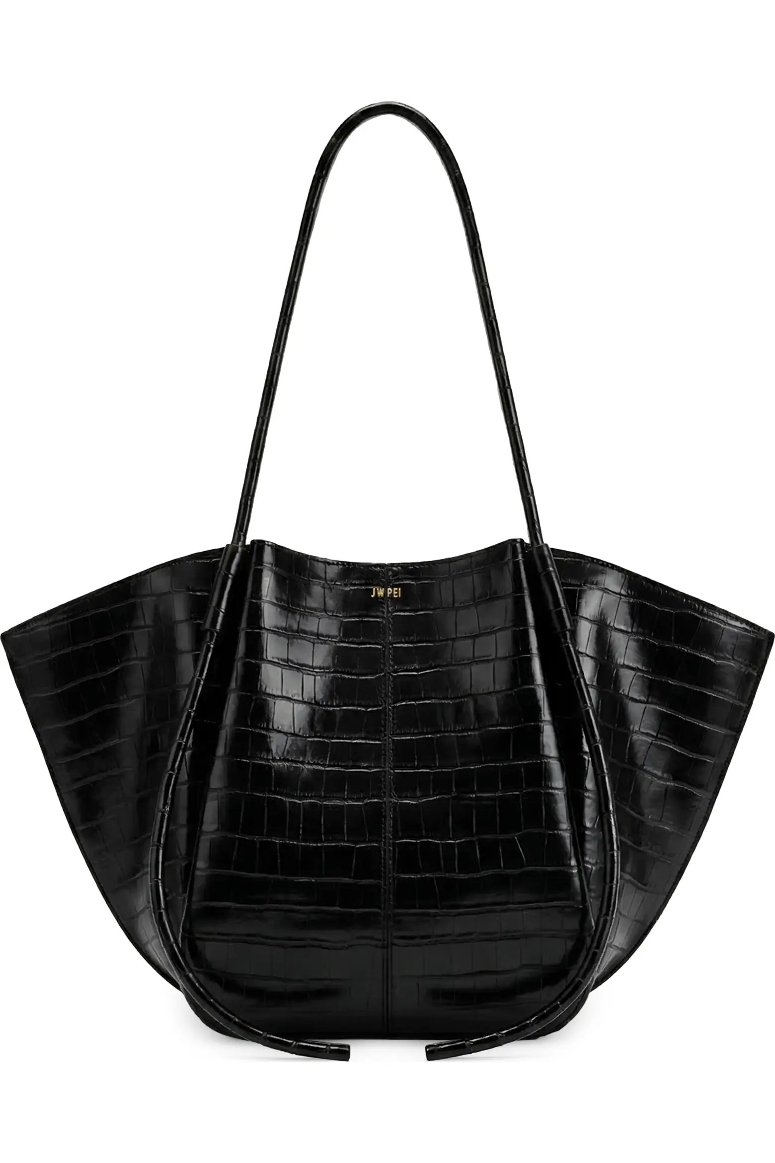 Nala Croc Embossed Faux Leather Wide Tote (Women) | Nordstrom | Nordstrom