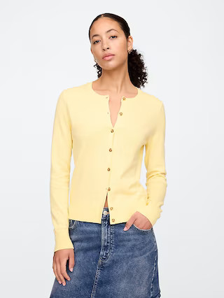 Crewneck Cardigan | Gap Factory