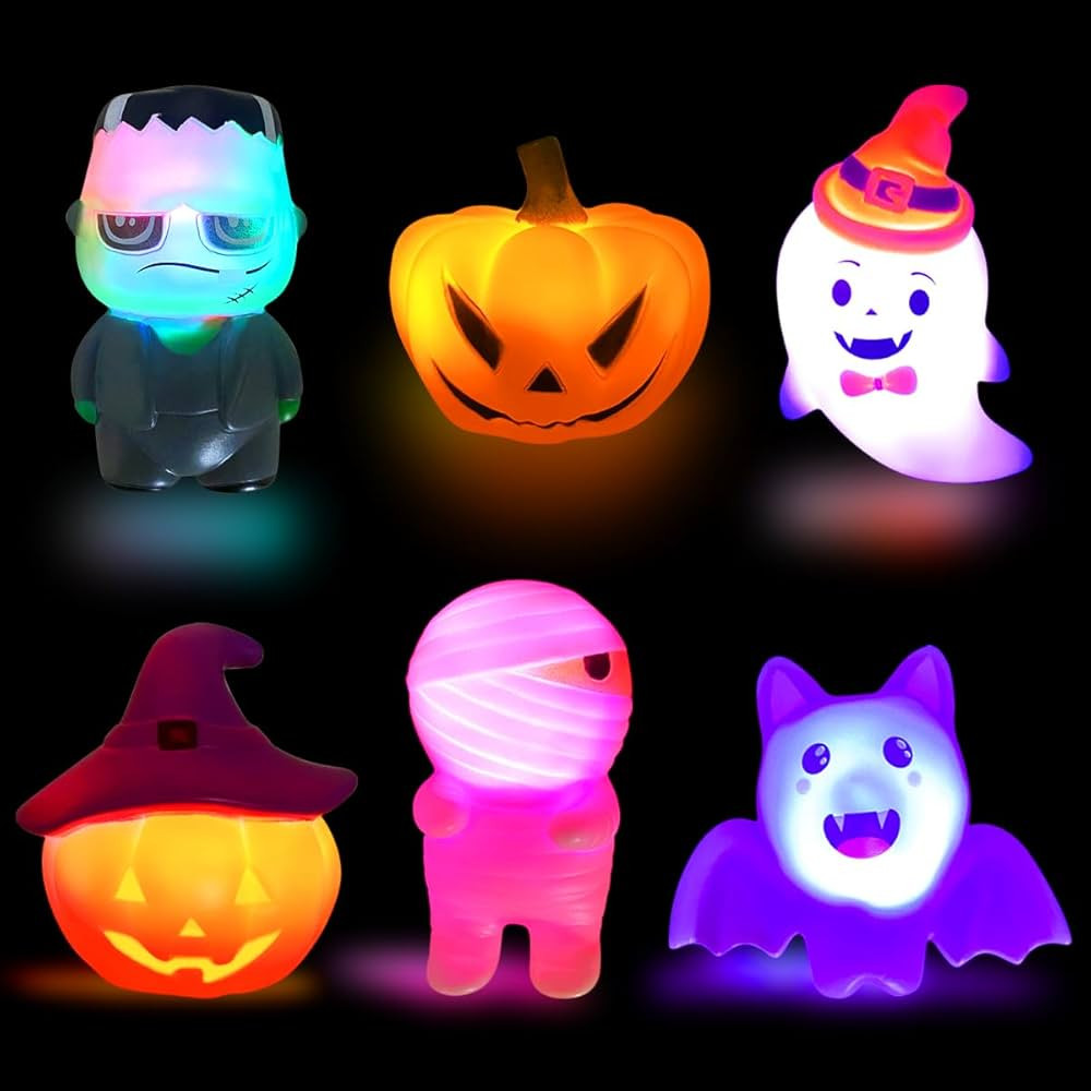 Jofan 6 Pack Halloween Light Up Bath Toys Halloween Toys for Kids Toddlers Boys Girls Halloween P... | Amazon (US)
