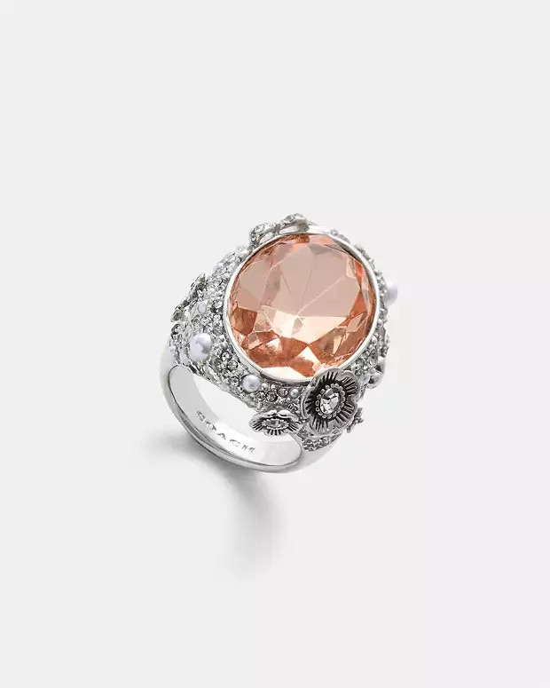 Stone Bow Cocktail Ring | Coach (US)