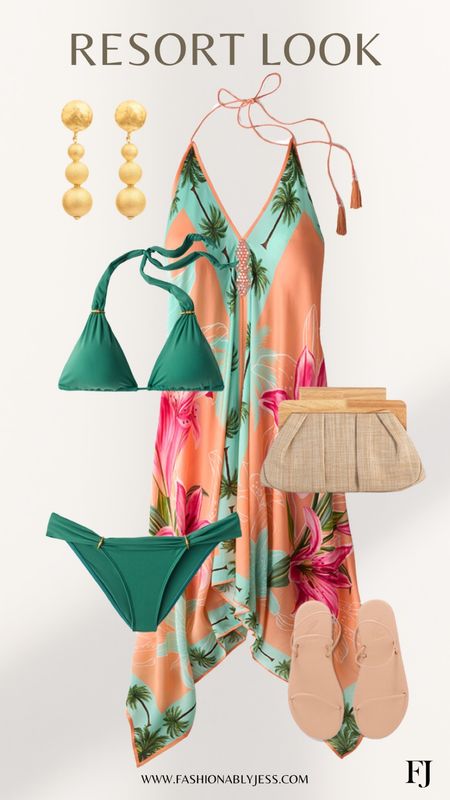 Cute resort outfit! Love this coverup and bikini 

#LTKswim #LTKover40 #LTKstyletip