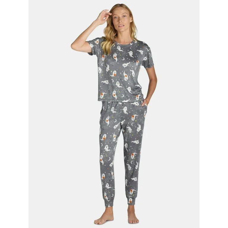 Way to Celebrate Women’s Halloween Pajama Set, Sizes XS-3X | Walmart (US)