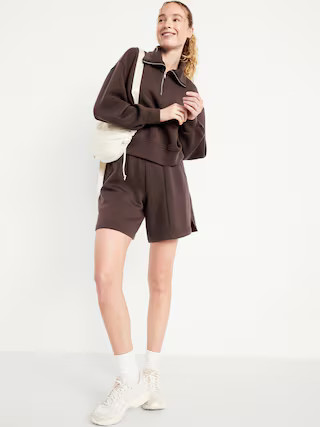 Bounce Fleece Half-Zip Pullover Sweatshirt | Old Navy (US)