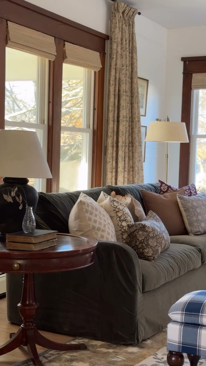 Pattern play feels intimidating until you realize you don’t have to get it “right” for it to work.

It’s one of the most overthought parts of decorating. The easiest way to start is by layering pattern in places that are easy to change:

• curtains
• pillow covers
• tablecloths
• sheets and bedding

These pieces can completely change the feeling of a room without a huge commitment.

A simple rule: mix one larger-scale pattern with one smaller, simpler one. Think floral + stripe, gingham + block print, plaid + tiny floral. As long as the colors feel related, it usually works better than you think.

The best homes aren’t perfectly matched. They feel collected, layered, and personal.

Follow along for more simple ways to create a cozy, lived-in home with character.

-

#PatternPlay #CollectedHome #LayeredInteriors #CozyHomeStyle #VintageInspiredHome