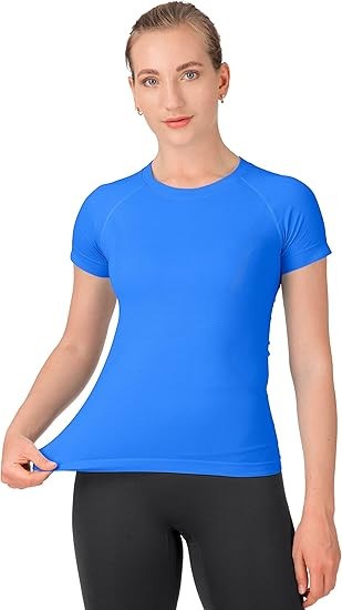 MathCat Workout Shirts for Women,Yoga Short Sleeve Workout Tops,Breathable Athletic Gym Shirt | Amazon (US)