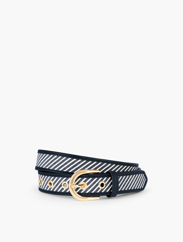 Railroad Stripe Belt | Talbots
