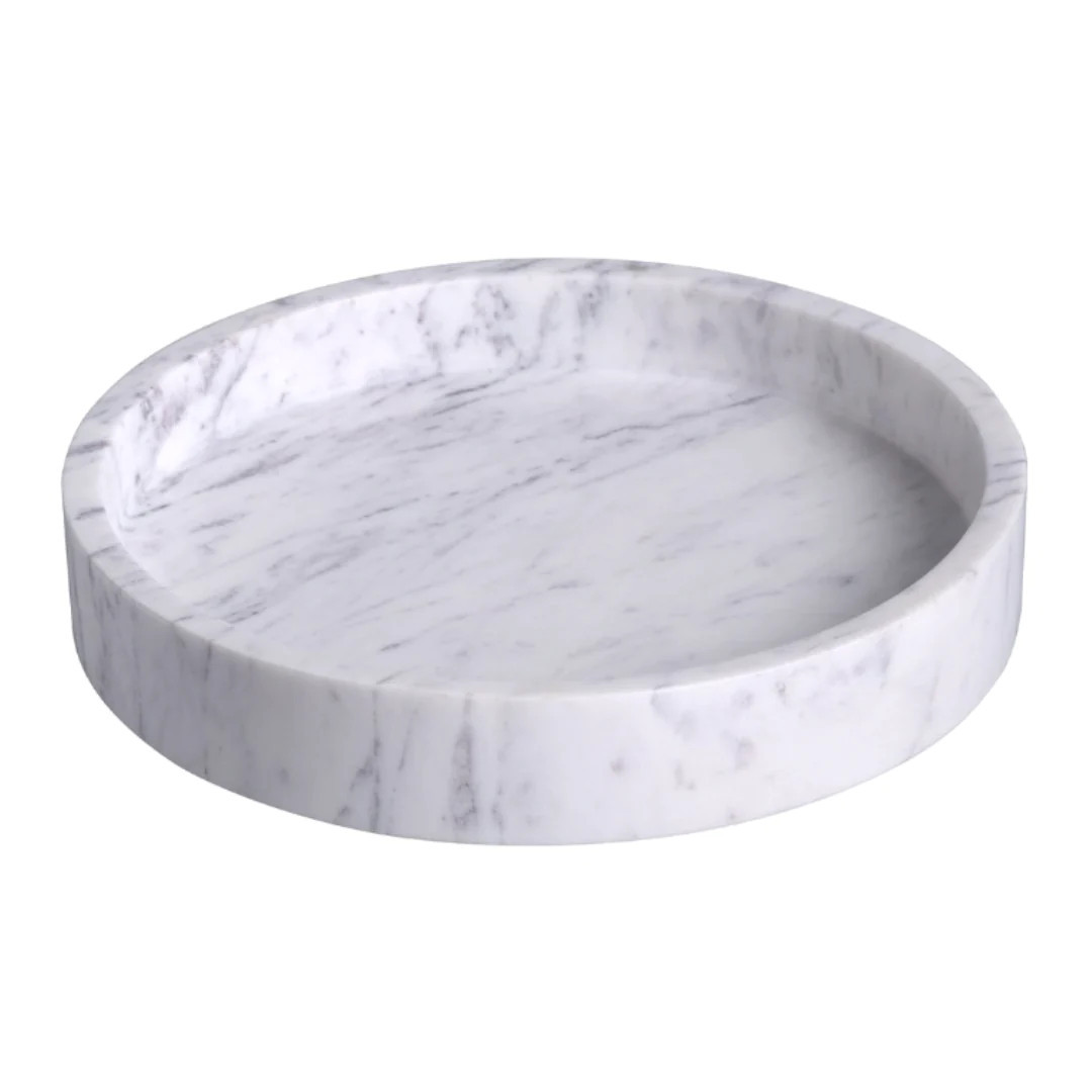 Round Marble Tray | Megan Molten