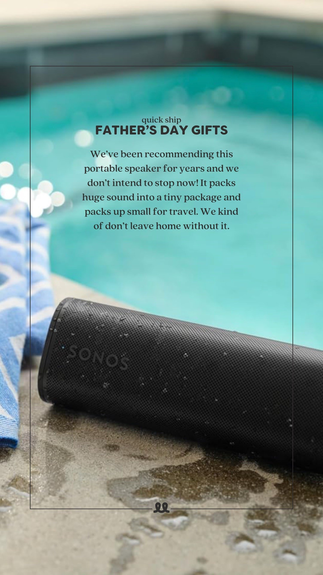 We’ve been recommending this portable speaker for years and we don’t intend to stop now! It packs huge sound into a tiny package and packs up small for travel. We kind of don’t leave home without it.

#LTKHome