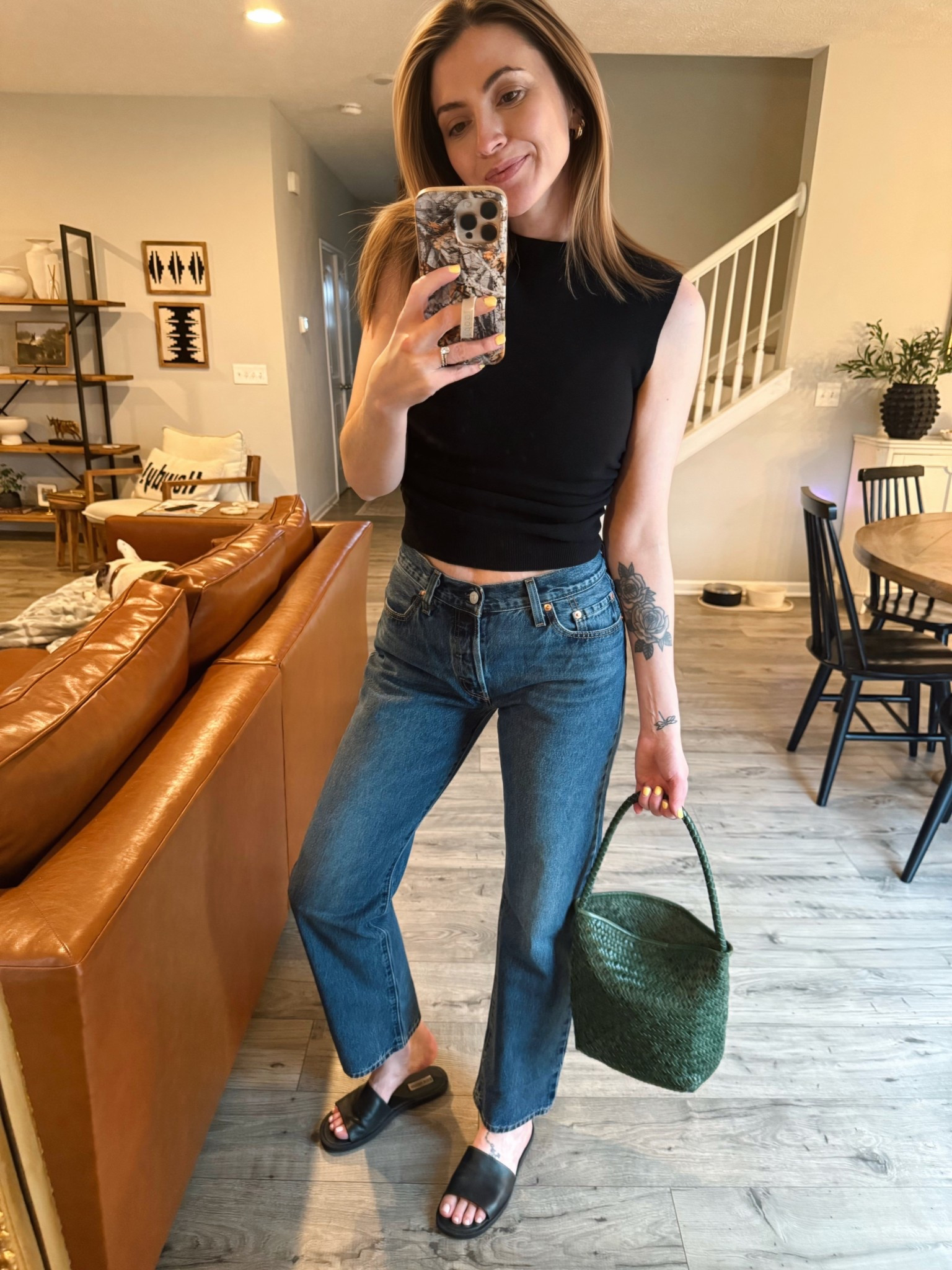90s Levi Jean sized up to a 28 length is 32