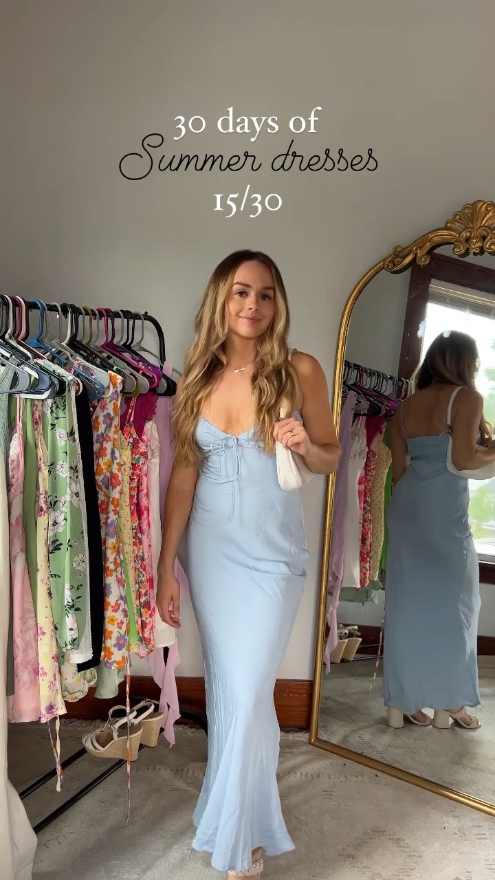 Silky blue maxi dress from Princess Polly
Comes in a ton of colors and patterns 
I’m 5’2 for reference on length 
Size - 2 


#LTKstyletip #LTKunder100 #LTKwedding