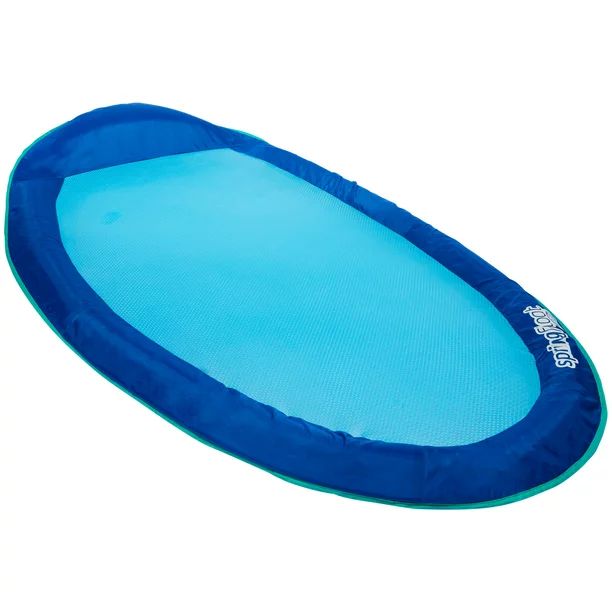 SwimWays Spring Float, Inflatable Pool Lounge Chair for Ages 15+, Blue - Walmart.com | Walmart (US)